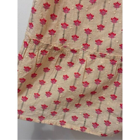 Sezane Victorine Floral Babydoll Nightdress Organic Cotton 42/10 - Picture 2 of 7